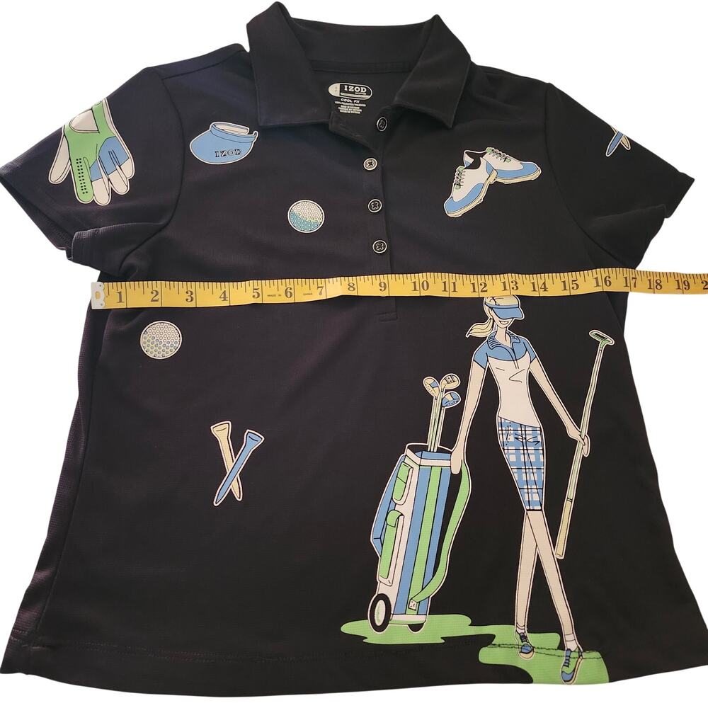 Izod Extreme Function Women's Golf Graphics Polo Shirt Size Small - Picture 5 of 7